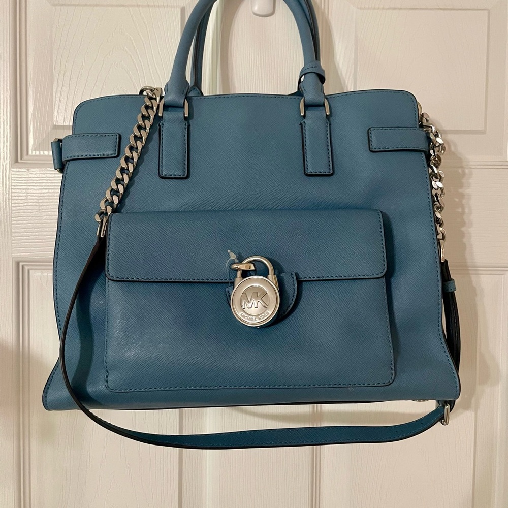 Michael Kors Emma saffaino leather Chain Detail Tote - Picture 2 of 12